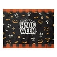 thumbnail image 2 of sruoe Halloween Placemats, Table Place Mats, Dining Mats, Heat Insulate Mat, Portable Washable Non-Slip Place Mats, Pumpkin Ghost Pattern Decor, Mat for Holiday Party Decoration, 2 of 6