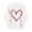 White, variant on Turilly Women's Valentine's Day Printed Pullovers Fashion Ladies Round Neck Fall Printing Sweatshirts Long Sleeved Black L