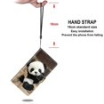 thumbnail image 2 of Cover Compatible Compatible Samsung Galaxy A02s Case Pattern Panda Pu Leather Card Holder Magnetic, 2 of 4