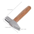 thumbnail image 2 of POPETPOP Multi-Color Duckbill Hammer with Wooden Handle for Jewelry Crafting, Home Repair, and Projects, 2 of 8
