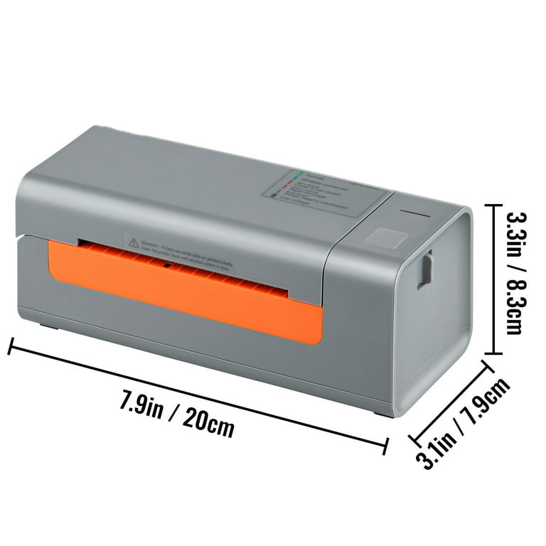 VEVOR Thermal Label Printer 4X6 203DPI USB/Bluetooth for