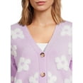 thumbnail image 4 of No Boundaries Juniors Novelty Cardigan, Sizes XS-3XL, 4 of 5