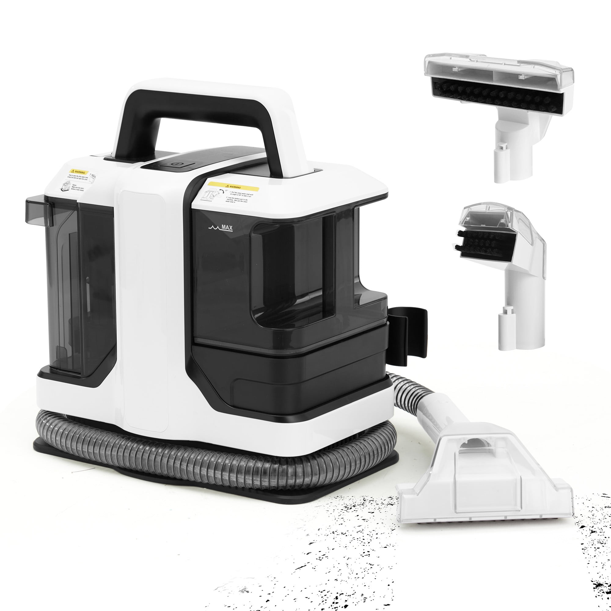 Reecoo Spray Machine, Portable Deep Vacuum Cleaner for Remove Carpet, Sofa and Curtains Pet Spot, W1, Black