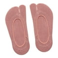 thumbnail image 5 of 2 Toe Flip Flop Socks Women No Show Toe Socks for Loafer Boat Shoes Red, 5 of 8