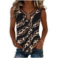 thumbnail image 2 of Odbmxy Summer Womens Tank Top V-Neck Beach Leisure Sleeveless Regular Womens Tops Vintage Graphic Daily, 2 of 6