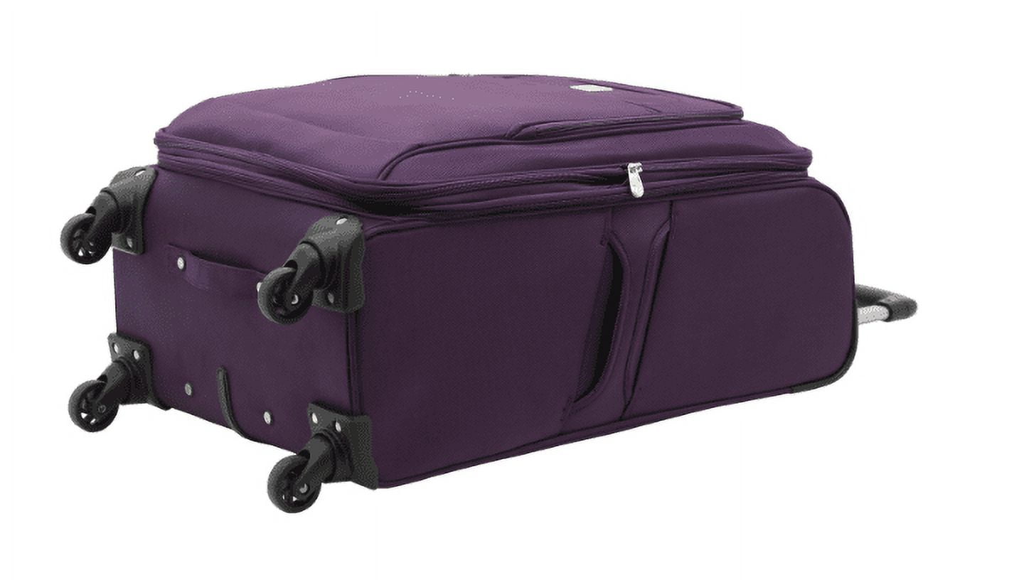 Protege 24-inch Arendale Check-in Rolling Spinner Upright Luggage - Purple