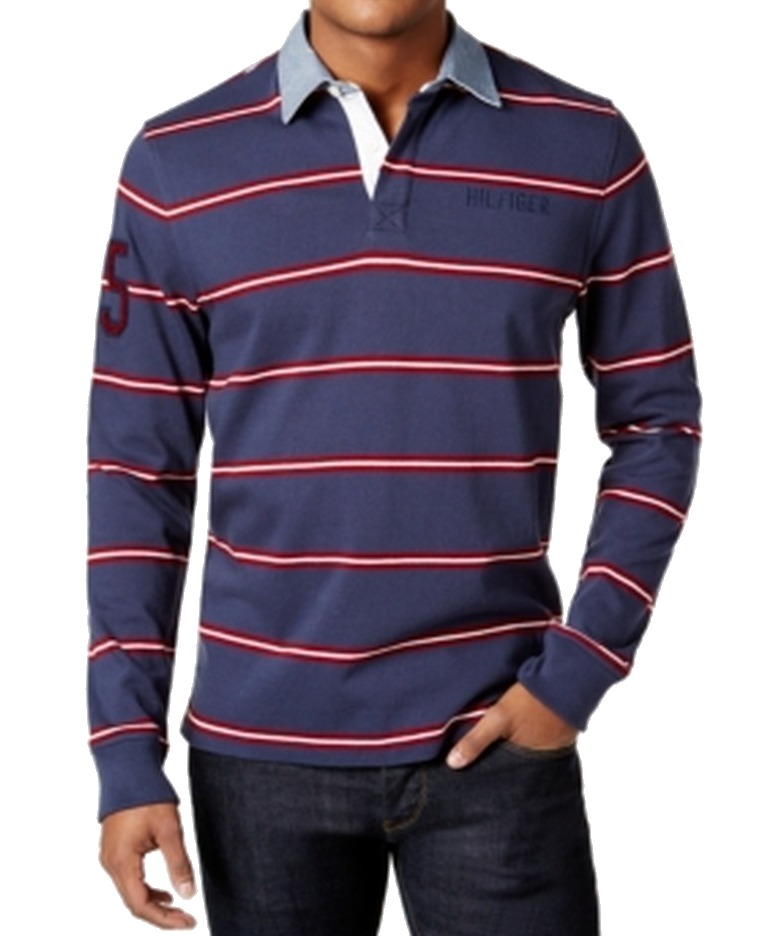 Tommy Hilfiger Tommy Hilfiger NEW Blue Red Men's Size Large L Striped