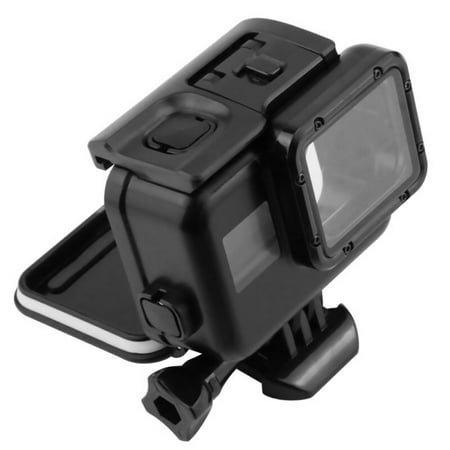 Image of Waterproof Case Acrylic Shell Touchable Backdoor Camera Case for Gopro Hero 5/6/7 Black