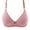Pink Sleeveless Bra for Women, variant on safuny Everyday Bra for Women Plus Size Lace Ultra Light Lingerie Solid lette Comfortable Comfort Daily Brassiere Underwear Steel Ring Free Wireless Push-Up Bra Beige 38C