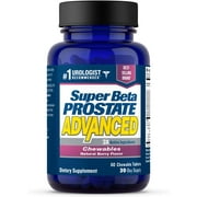Super Beta Prostate Advanced with Beta-Sitosterol, Men's Supplement, 60 Chewable Tablets, Berry