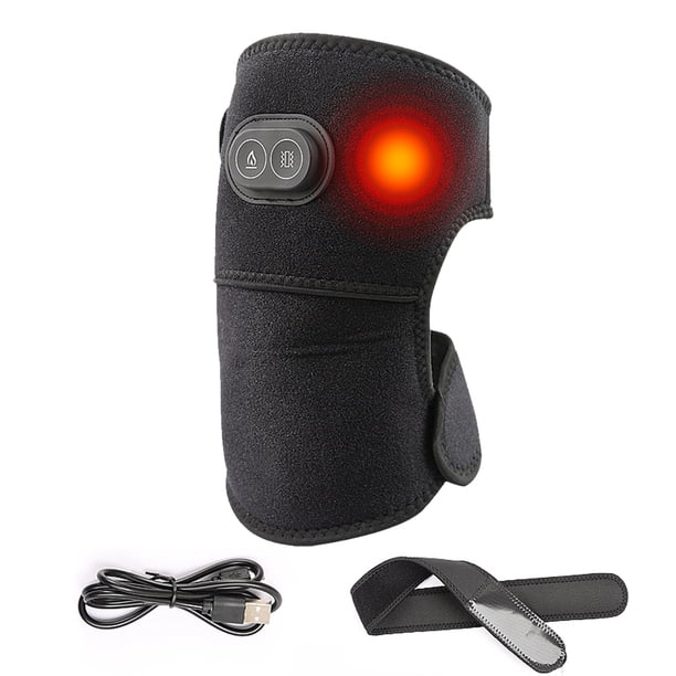 Protector Hombro Rodillera Manga Compresión Y Calentada Por USB Almohadilla para Ajustable 3 Engranajes Hombres Mujeres