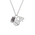 thumbnail image 2 of Delight Jewelry Cherry Blossom Chinese Lantern Let Things Go Fall Zoey Charm Necklace, 28", 2 of 4
