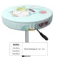 thumbnail image 4 of Balery Summer Gnome,Cute Gnome Fundas de asiento para taburete de bar redondo de tela de terciopelo ajustables que protegen de arañazos y manchas para sillas de 14 a 17 pulgadas.-13 inch, 4 of 7