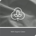 thumbnail image 4 of Bare Home Organic Twill Sheet Set - 100% Organic Cotton - 4 Piece - Full XL, Gray, 4 of 6
