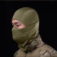 thumbnail image 4 of Sombrero de pasamontañas Transpirable Pasamontañas Escudo facial Casco de cara completa (Verde militar) Ndcxsfigh Para Estrenar, 4 of 8