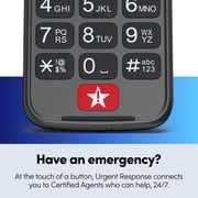LIVELY Jitterbug Flip2 - Flip Cell Phone for Seniors - Not Compatible with Other Wireless Carriers - Must Be Activated Phone Plan - No SIM Needed - Flip2 Graphite