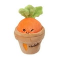 thumbnail image 3 of Llavero de verduras ,Juguete de peluche de zanahoria que tira de rábano Divertido ,Llavero de pareja de verduras Muñeca Juguete para niños,Planta rellena Regalos de cumpleaños para niños, 3 of 8