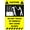 Warning Sign 5, variant on Caution Do Not Touch Hot Tin Sign 12 x 8 Inches - Great for Garden, Yard Wall Decor, Indoor Outdoor Kitchen, Grill, Workshop, Hot Surface Safety