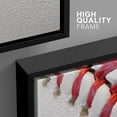 thumbnail image 4 of wall26 Framed Canvas Print Wall Art Set Close Up Details of Baseball Stitching Sports Athletes Photography Modern Rustic Relax/Calm Colorful for Living Room, Bedroom, Office - 24"x36"x3 BLA, 4 of 5