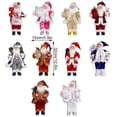 thumbnail image 2 of Bewildely El regalo impresionante de la estatuilla de Papá Noel adorna la tabla de la Navidad con la estatuilla plástica de Papá Noel de la Kits de decoración para fiestas I, 2 of 6