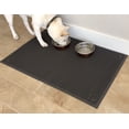 thumbnail image 3 of Covered Living Non-Slip Pet Food Mat with Honeycomb Grips, Extra Large, Waterproof, 36" x 23", Black, 3 of 6