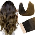 thumbnail image 1 of Extensiones de cabello con cinta adhesiva DOORES Chocolate Dip, 18 cm, 50 g, 20 unidades, 1 of 9