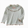 thumbnail image 4 of xaweyi Girls Sweatshirts Crew Pullover Long Sleeved Clothes Cute Embroidery Versatile Top,Sizes 18-24 Months, 4 of 6