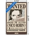 thumbnail image 3 of One Piece - Nico Robin Wanted Poster Wall Poster with Push Pins, 14.725" x 22.375", 3 of 5