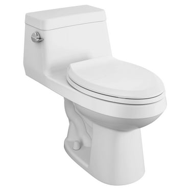 American Standard Colony Porcelain Enamel Elongated One-Piece Toilet with Seat in White