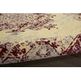 thumbnail image 5 of Nourison Grafix Persian Center Medallion Cream/Red Area Rug, 5 of 8