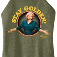 thumbnail image 3 of Golden Girls - Stay Golden Stay Golden - Juniors High Neck Tank Top, 3 of 5