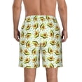 thumbnail image 3 of Naloa Avocado Doing Sport Men's Beach Shorts, Surfing shorts, Swim trunks, Quick Dry Swim Trunks for Surfing Beach Fun - Large, 3 of 9