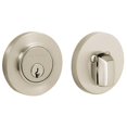 thumbnail image 1 of Baldwin 8244150 Contemporary Deadbolt Single Cylinder, Satin Nickel, 1 of 1
