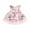 Pink, variant on Musuos Baby Girls Princess Tutu Dress 6M 12M 18M 24M 3Y 4Y Lace Patchwork Flying Sleeve Bowknot Floral Print Sundress