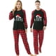 thumbnail image 3 of Pijama navideño a juego para pareja, conjunto de pijamas blancos, sombrero de Navidad, Mr & Mrs. Loungwear, 3 of 4