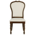 thumbnail image 4 of Landon Upholstered Dining Side Chair Rich Brown (Set of 2), 4 of 14