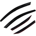 thumbnail image 2 of PET-U Window Visors Rain Guards Deflectors - 4-Pack Side Window Deflector Vent Shade for Car Windows Tape-On Outside Mount Acrylic Sun Rain Guard Replacement for Corolla 2009-2013, 2 of 7