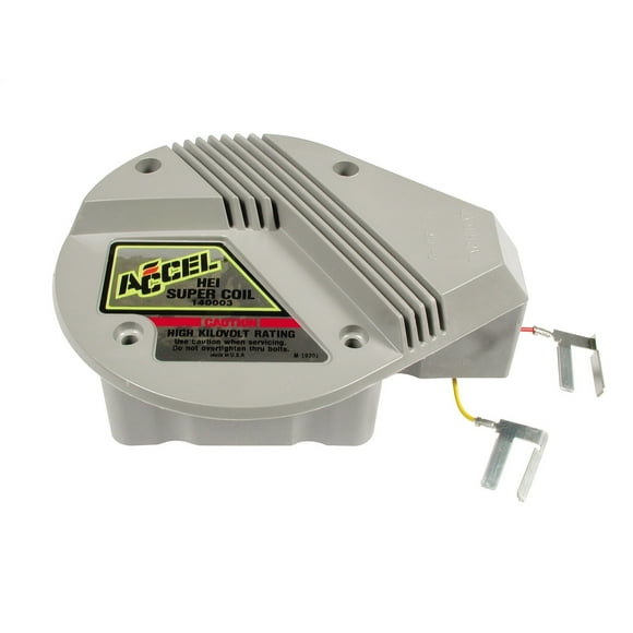 ACCEL Bobine d'Allumage 140003 Super Bobine; Canister; 45000 Volts; Gris; Simple