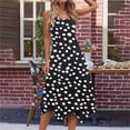 thumbnail image 3 of Ladies Summer Tops Impreso sin Mangas Cuello Redondo Vestido Casual para Uso Diario Y Casual, 3 of 7