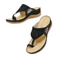 thumbnail image 2 of Sandalias ortopédicas para mujer Chanclas de cuña Sandalias de playa exteriores Zapatos cómodos con suelas ergonómicas Wmkox8yii ytu10771, 2 of 4