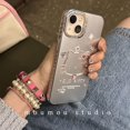 thumbnail image 1 of Funda Hello Kitty chapada en plata para iphone 14, estilo japonés y coreano, Katy Cat, iphone 13pro, 1 of 4