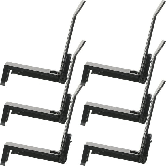 6 Pcs Cash Tray Insert Clips Register Money Holder Clamps Office Black