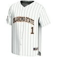 thumbnail image 2 of Youth GameDay Greats #1 White Oklahoma State Cowboys Lightweight Baseball Fashion Jersey, 2 of 4