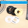 thumbnail image 5 of Placa de arandela de interruptor de guitarra, anillo de ritmo y agudos, blanco con letras negras para pastilla de guitarra, 2 piezas, 5 of 5