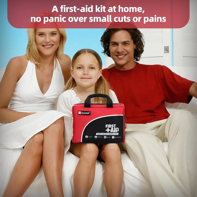 General Medi First Aid Kit, 160 Pieces Waterproof photo 3