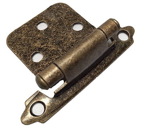 Pair 1 1/2” SOLID Self Coloured BRASS HINGES 38 X 22 X 1 MM