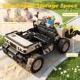 thumbnail image 6 of TOKTOO 24V Powered Ride on Dump Truck, 24V 2 Seater Ride on Car for Big Kid, 24 Volt Ride on Toy with Powerful Wheels for Boy Girl, 24V Ride Ons for Kid Aged 3-8Y, Khaki, 6 of 9