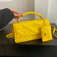 thumbnail image 2 of LNGOOR Sac à Main Imprimé pour Femmes, Décontracté, Imperméable, Uni, avec Rabat, Style Polyvalent, 2 of 7