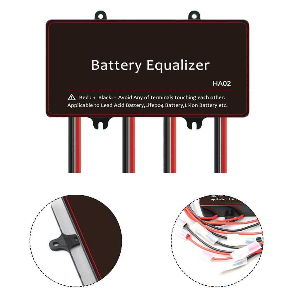 Ha02 Battery Equalizer For 4 X 12V Batteries Balancer Battery
