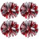 thumbnail image 1 of 4pcs Portable Cheerleading Hand Flowers Cheerleader Pom Poms for Sports Events, 1 of 3